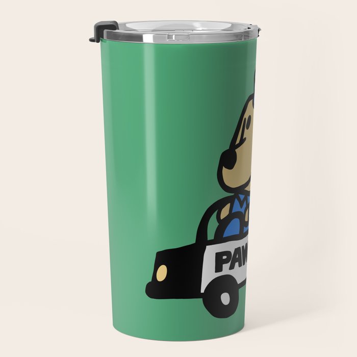 Here comes the dog pawlice Travel Mug Gallery Image 3