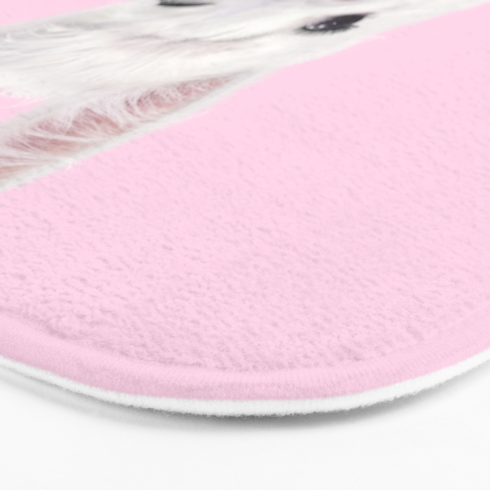 BUBBLEGUM LLAMA Bath Mat Gallery Image 3
