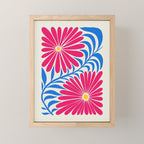 Viva Magenta Daisies Mini Art Print Gallery Image 1