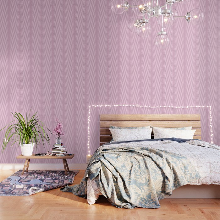 Elysian XIII Lilac Pink Wallpaper Gallery Image 3