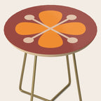 Retro Floral Burst Side Table Gallery Image 2