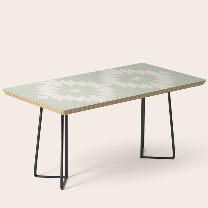 Southwestern Minimalism - Neutral Sage Green Coffee Table Gallery Image 1