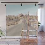 Joshua Tree Desert Road Wall Mural Gallery Image 1