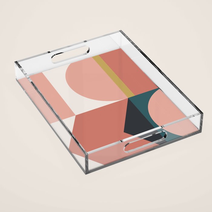 Maximalist Geometric 02 Acrylic Tray Gallery Image 1
