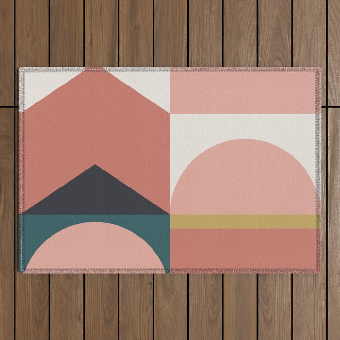 Maximalist Geometric 02 Outdoor Rug Gallery Image 1