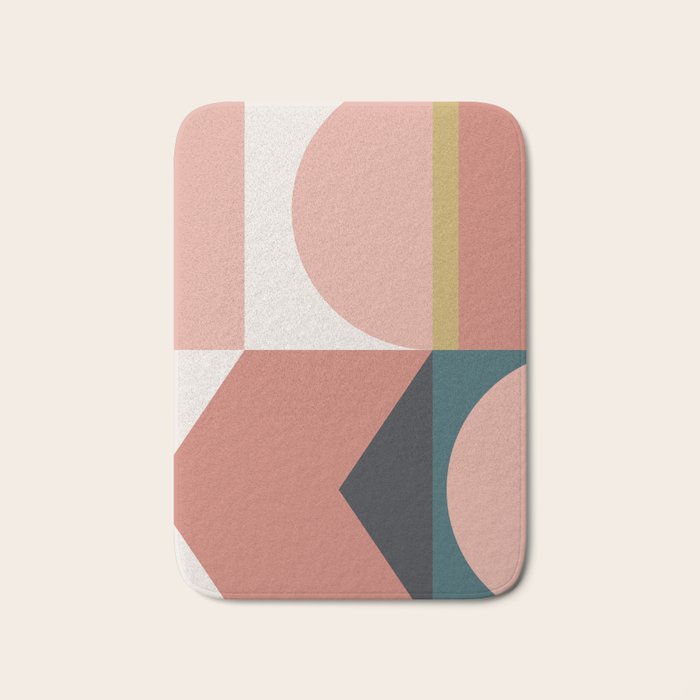 Maximalist Geometric 02 Bath Mat Gallery Image 1