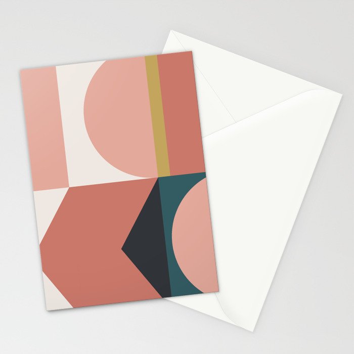 Maximalist Geometric 02 Stationery Card Gallery Image 2