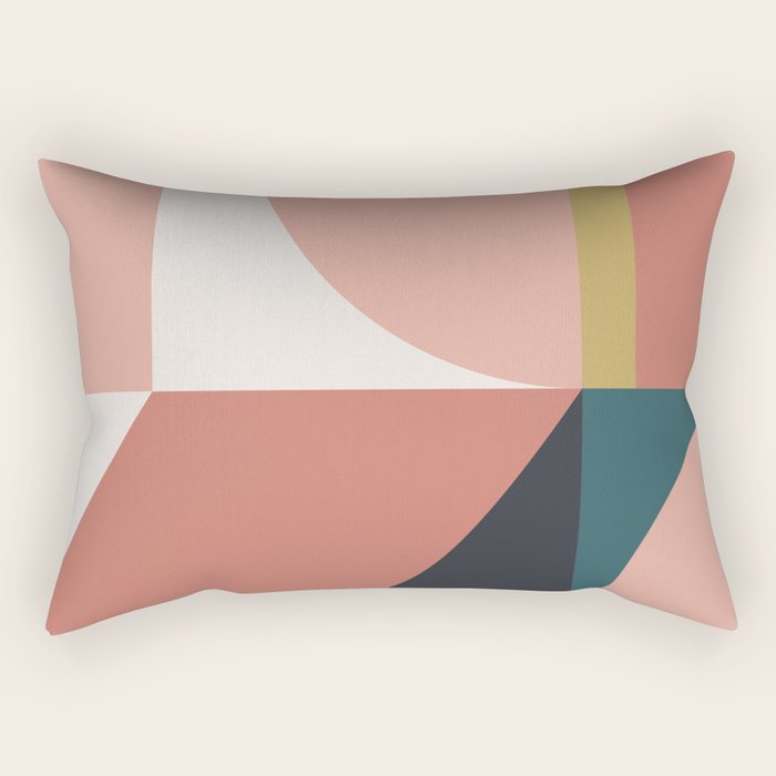 Maximalist Geometric 02 Rectangular Pillow Gallery Image 1