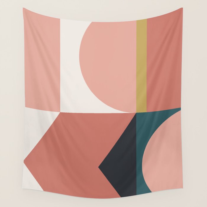 Maximalist Geometric 02 Wall Tapestry Gallery Image 4