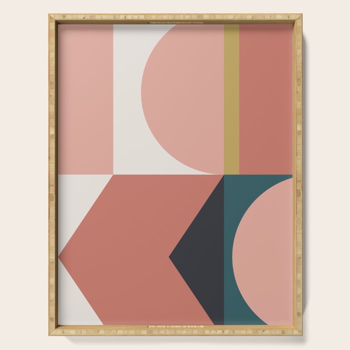 Maximalist Geometric 02 Serving Tray Gallery Image 1
