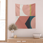 Maximalist Geometric 02 Wall Tapestry Gallery Image 2