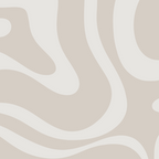 Modern Liquid Swirl Abstract Pattern in Neutral Light Beige Tones Coffee Mug Gallery Image 2
