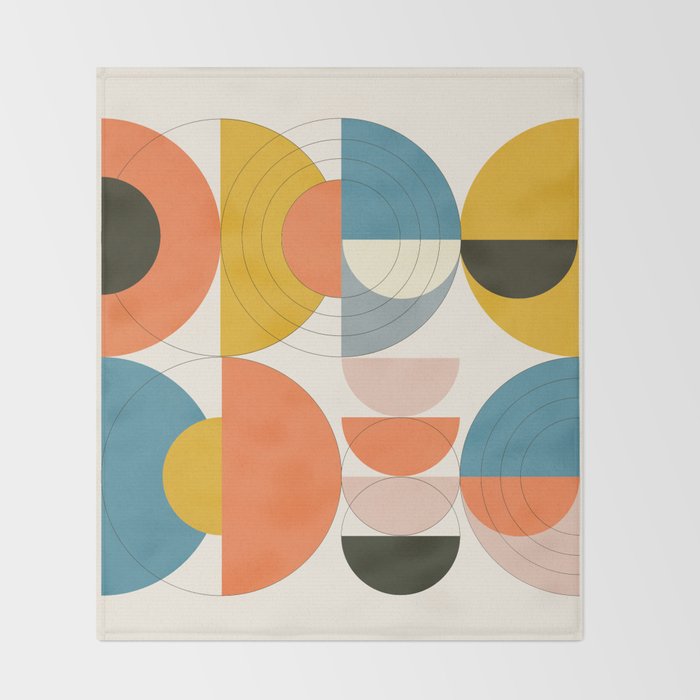 Roud Flow No. 7 Throw Blanket Gallery Image 2