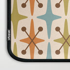 Mid Century Modern Googie Star Pattern Mid Mod Laptop Sleeve Gallery Image 3