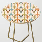 Mid Century Modern Googie Star Pattern Mid Mod Side Table Gallery Image 2