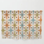 Mid Century Modern Googie Star Pattern Mid Mod Wall Hanging Gallery Image 1