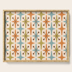 Mid Century Modern Googie Star Pattern Mid Mod Serving Tray Gallery Image 1