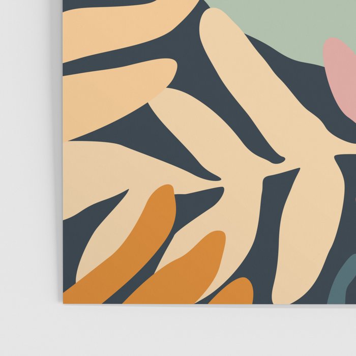 Abstract organic nature plant leaf art pattern Poster Gallery Image 3