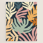 Abstract organic nature plant leaf art pattern Jigsaw Puzzle Gallery Image 1