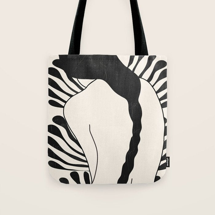 Abstract Art Nude Woman Tote Bag Gallery Image 1