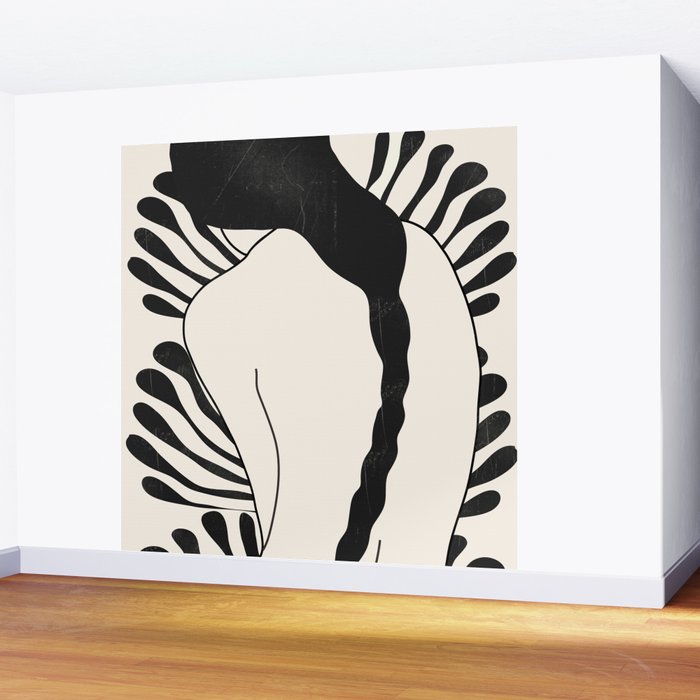 Abstract Art Nude Woman Wall Mural Gallery Image 2