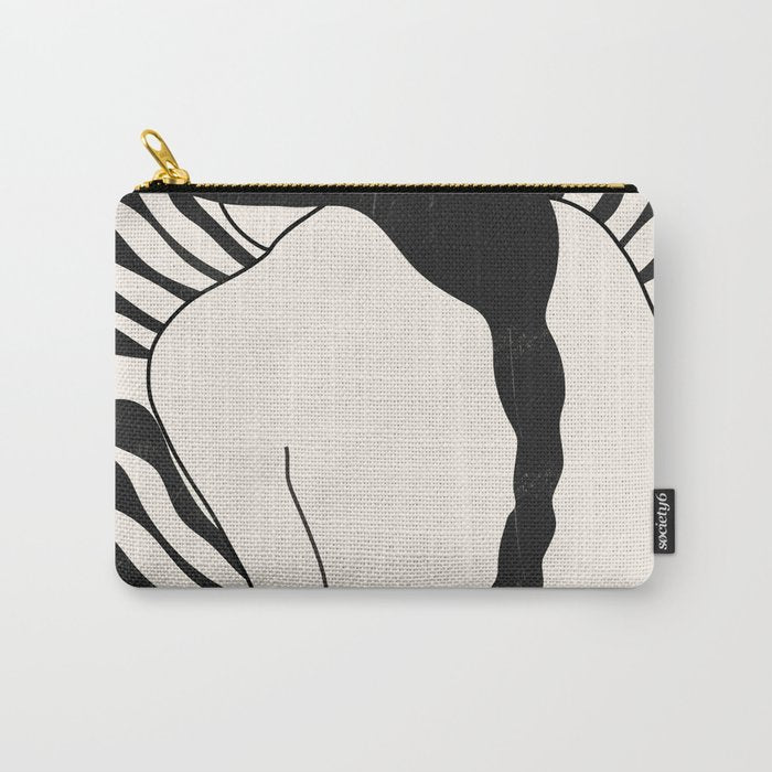 Abstract Art Nude Woman Carry All Pouch Gallery Image 1