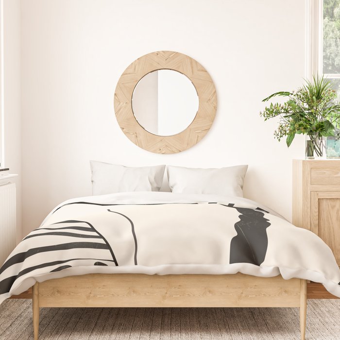 Abstract Art Nude Woman Duvet Cover Gallery Image 3