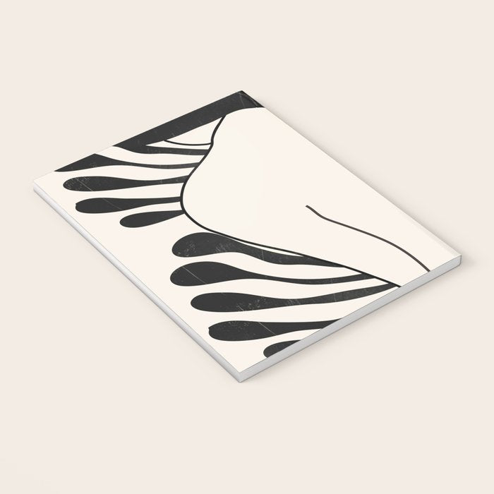 Abstract Art Nude Woman Notebook Gallery Image 3