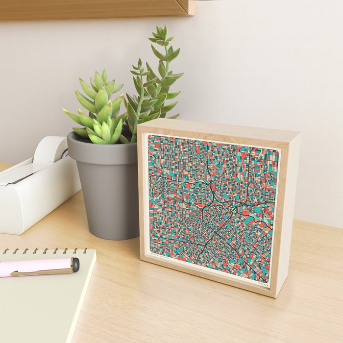 HOUSTON MAP (2022 edition) Mini Art Print Gallery Image 2