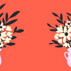 Retro 70s Spooky Flower Vase Coffee Mug Gallery Image 2