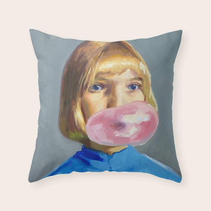 Violet B. Throw Pillow Gallery Image 1
