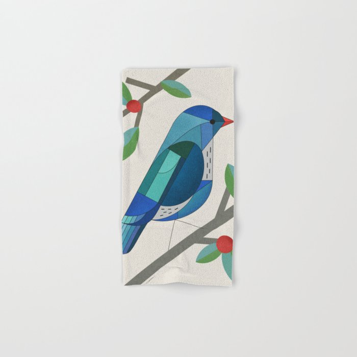 Blue Bird Bath Towel Gallery Image 1