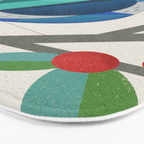 Blue Bird Bath Mat Gallery Image 3