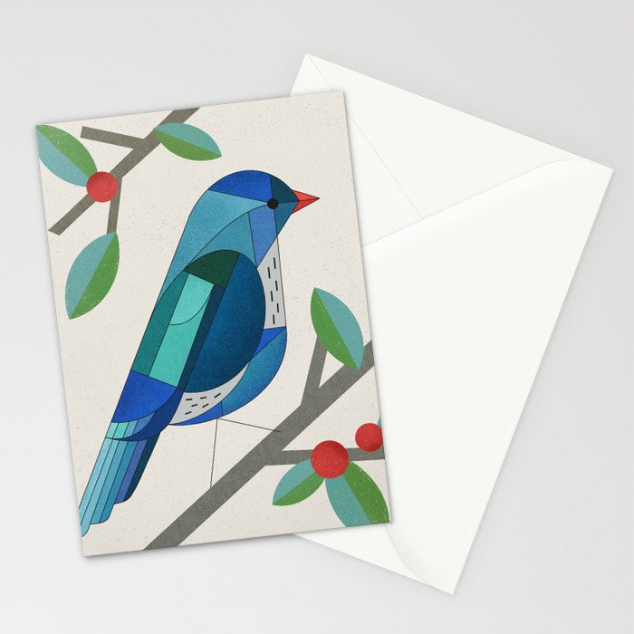 Blue Bird Stationery Card Gallery Image 2