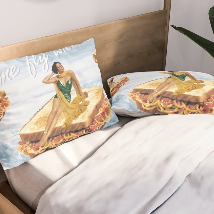 Sandwich Airlines - Come fly with us! Pillow Sham Gallery Image 2