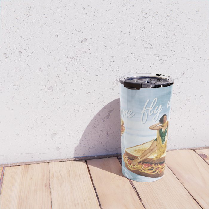 Sandwich Airlines - Come fly with us! Travel Mug Gallery Image 4