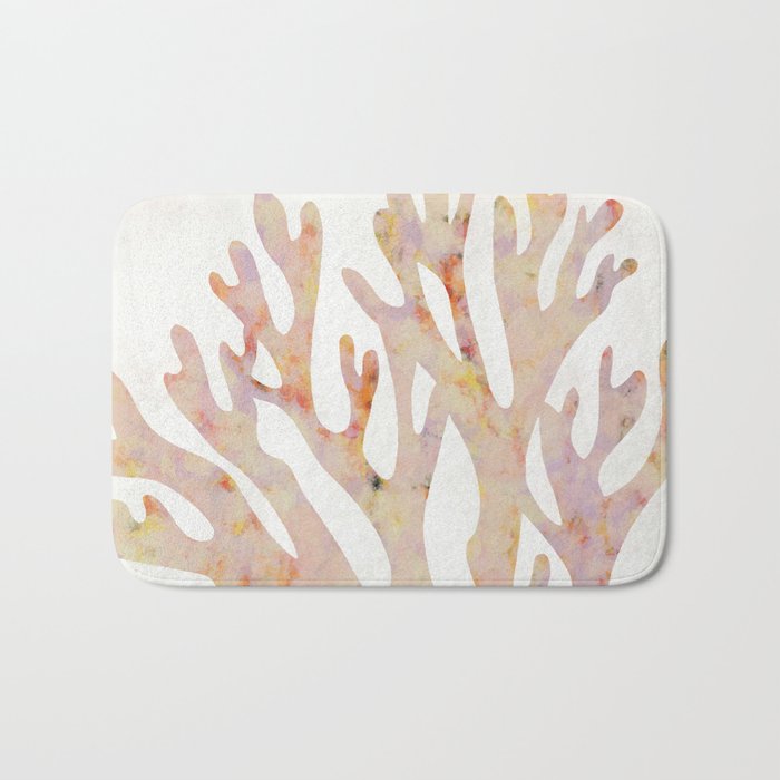Marine corals Bath Mat Gallery Image 1