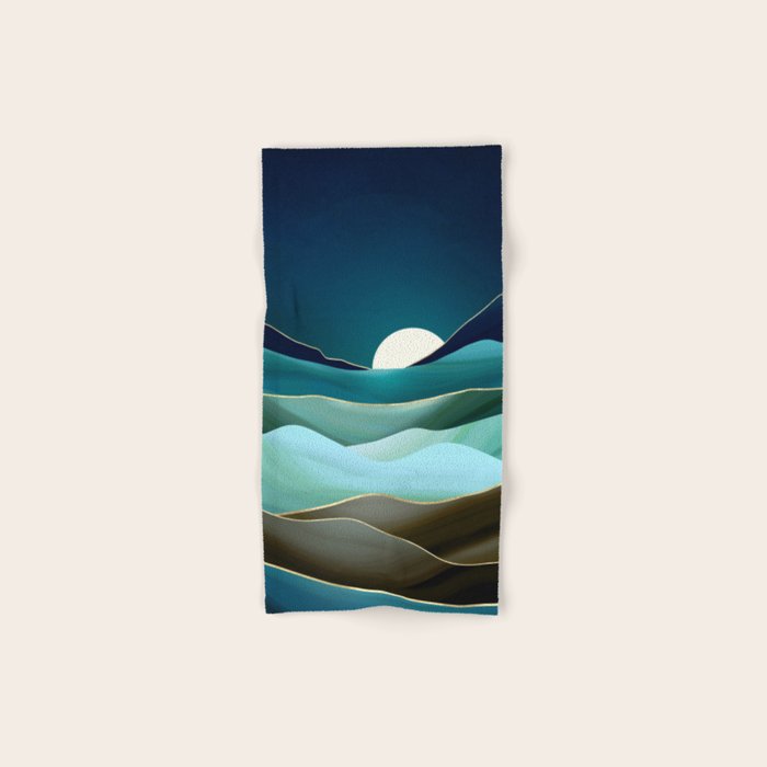 Moonlit Vista Bath Towel Gallery Image 1