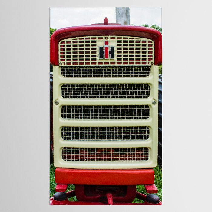 International Grill Red Tractor Front  Tablecloth Gallery Image 2