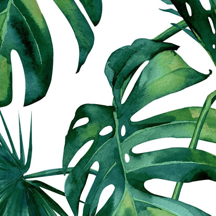 Classic Palm Leaves Tropical Jungle Green Coffee Mug Gallery Image 2