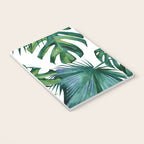 Classic Palm Leaves Tropical Jungle Green Notebook Gallery Image 3