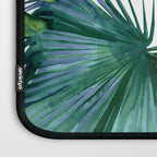 Classic Palm Leaves Tropical Jungle Green Laptop Sleeve Gallery Image 3