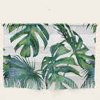 Classic Palm Leaves Tropical Jungle Green Wall Hanging Gallery Image 1