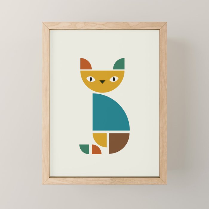 Kitty 1 Mini Art Print Gallery Image 1