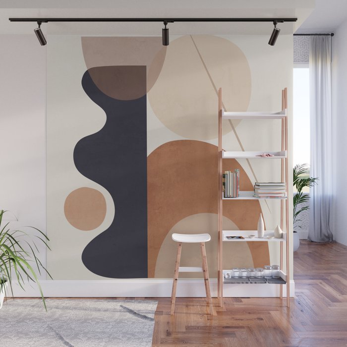 Abstract Minimal Shapes 218 Wall Mural Gallery Image 1