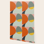 abstract mid mod organic shapes Wallpaper Gallery Image 2
