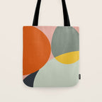 abstract mid mod organic shapes Tote Bag Gallery Image 1