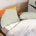 abstract mid mod organic shapes Pillow Sham Gallery Image 2