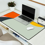abstract mid mod organic shapes Desk Mat Gallery Image 2