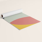 abstract mid mod organic shapes Yoga Mat Gallery Image 2